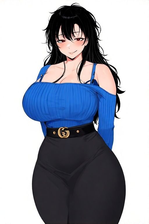 nobody knows this japanese girl, standing in mall, holding two products in each hand, with blackmask