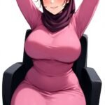 take a seat, in mommy's lap