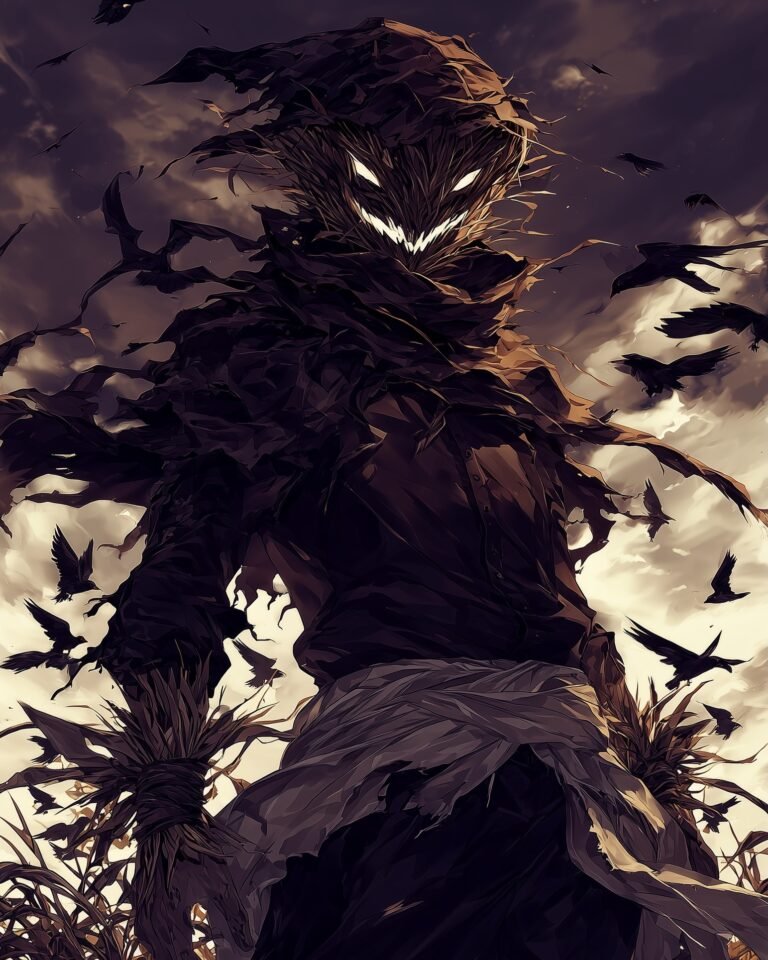 When the harvest moon rises and the crows scatter in fear, the Scarecrow awakens