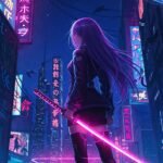 cyberpunk anime wallpaper