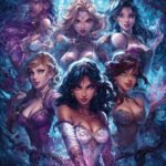 A coven of queens, armored in elegance and spellbound by power.