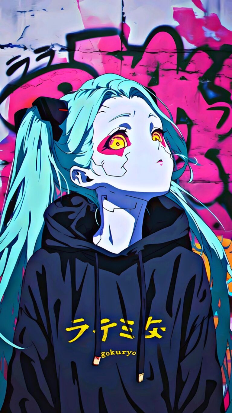 cyberpunk anime wallpaper