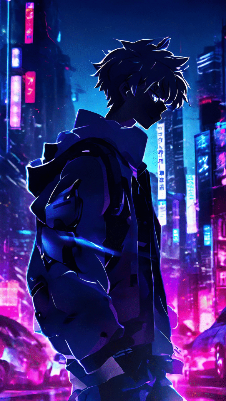 cyberpunk anime wallpaper