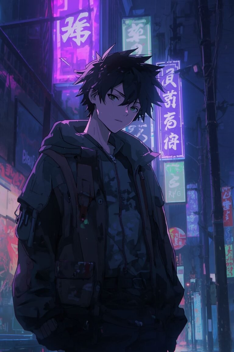 cyberpunk anime wallpaper