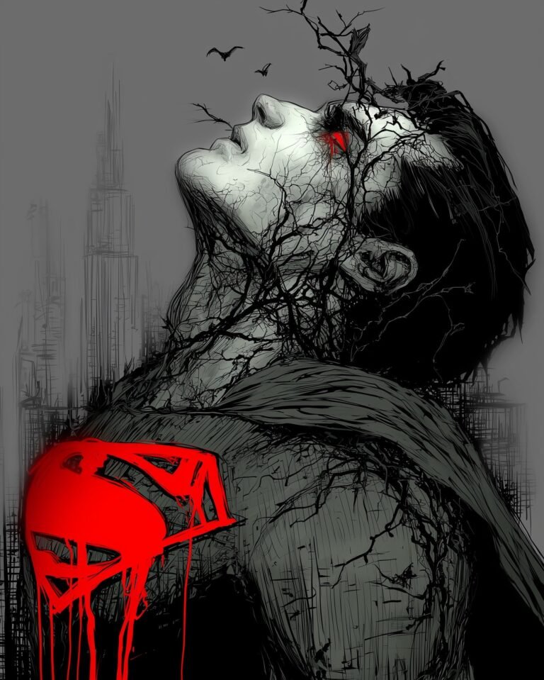 "When gods bleed, even the skies mourn. The Fall of Superman isn’t just the deat