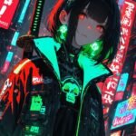 cyberpunk anime wallpaper