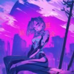 cyberpunk anime wallpaper