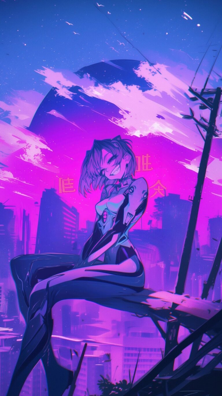 cyberpunk anime wallpaper