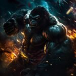 Unleashing primal fury! Dive into the explosive power of this legendary beast as