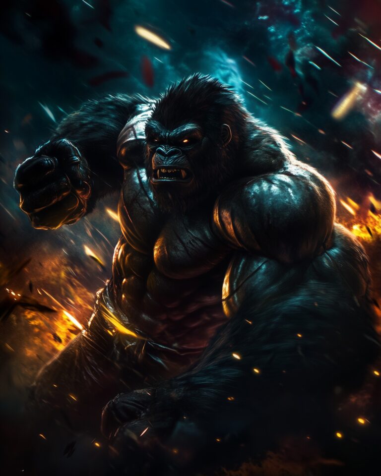 Unleashing primal fury! Dive into the explosive power of this legendary beast as