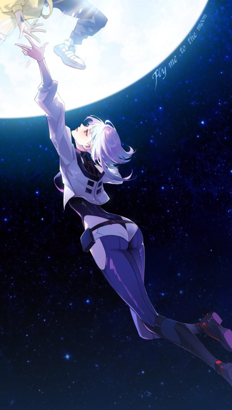 cyberpunk anime wallpaper