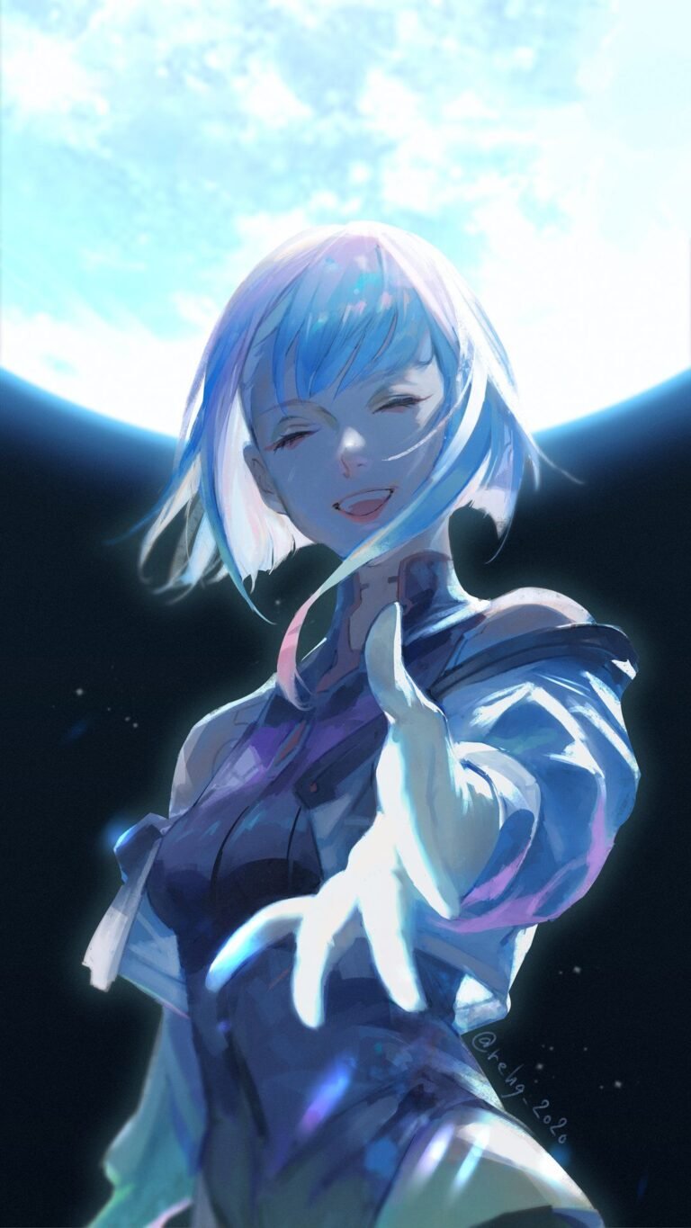 cyberpunk anime wallpaper