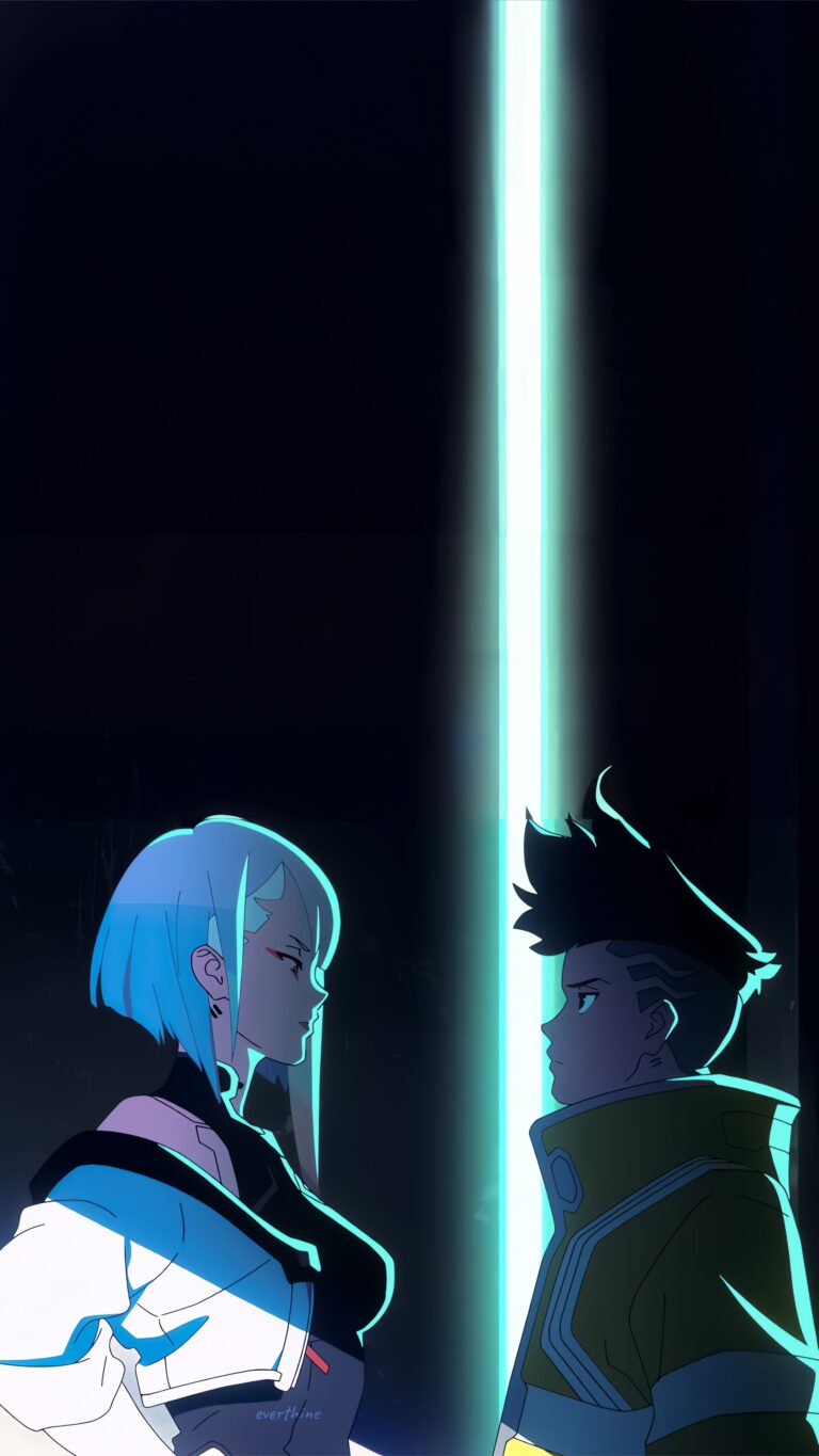 cyberpunk anime wallpaper