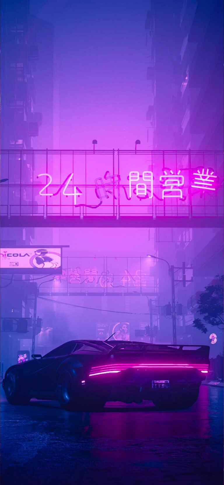 cyberpunk anime wallpaper