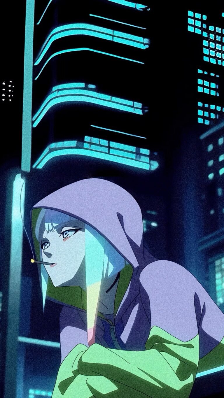 cyberpunk anime wallpaper