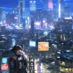 cyberpunk anime wallpaper