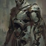 Armor-clad, battle-worn, and ready for a dystopian future. These robotic warrior