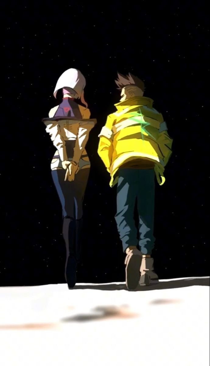 cyberpunk anime wallpaper