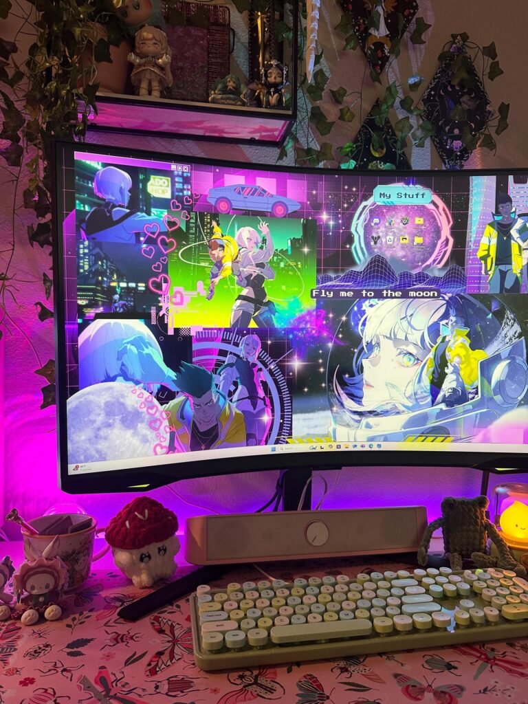 cyberpunk anime wallpaper