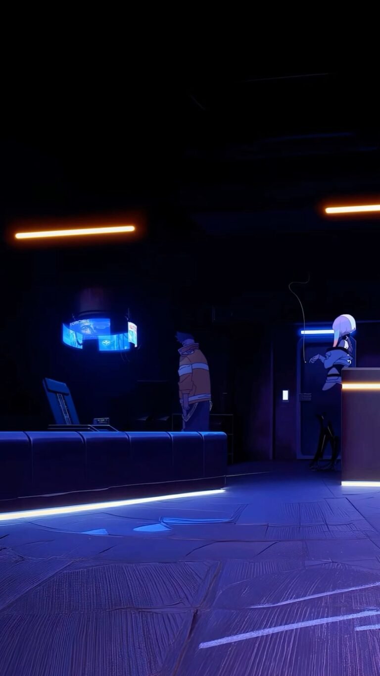 cyberpunk anime wallpaper