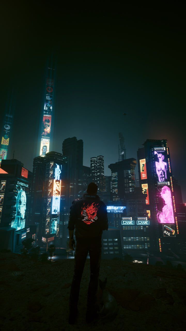 cyberpunk anime wallpaper