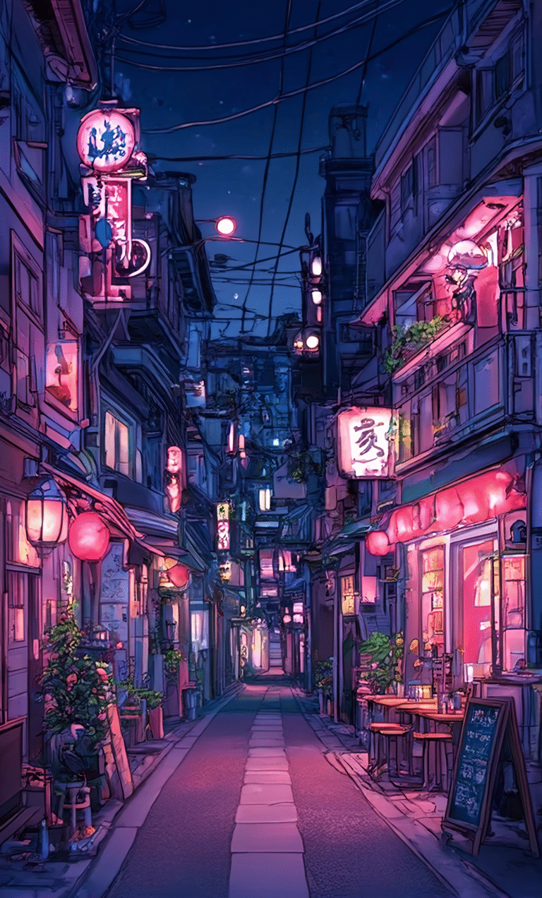 cyberpunk anime wallpaper