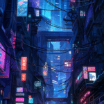 cyberpunk anime wallpaper