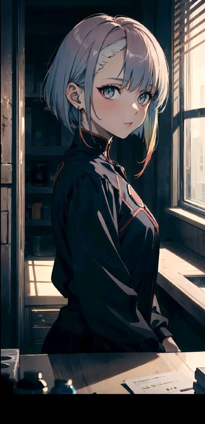 cyberpunk anime wallpaper