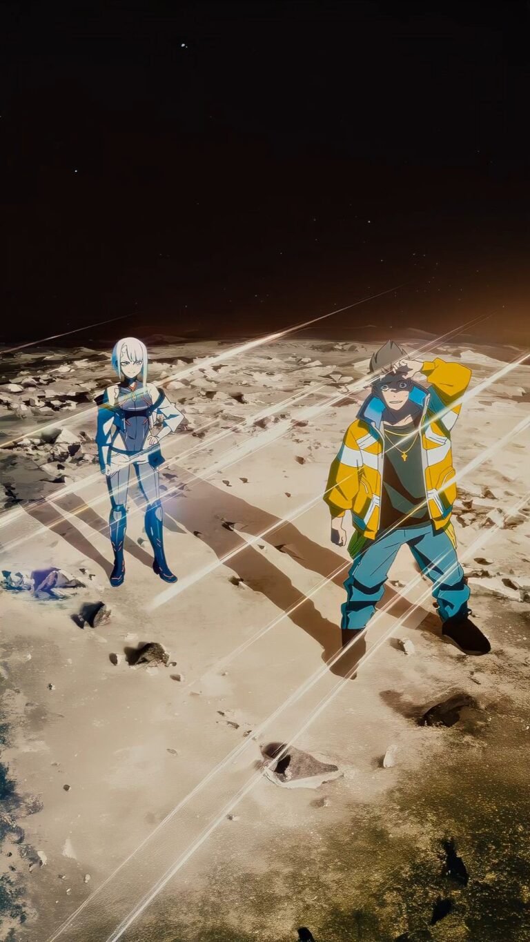 cyberpunk anime wallpaper