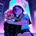 cyberpunk anime wallpaper