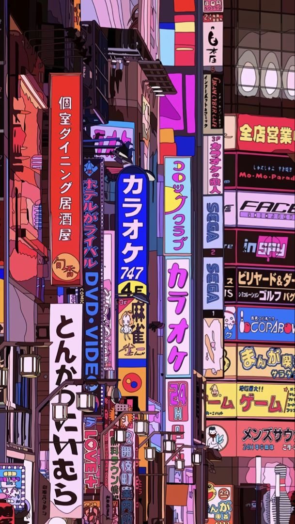 cyberpunk anime wallpaper