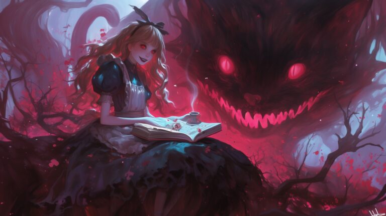 Stepping into a world where fairytales collide with shadows and light, where wol