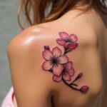 cherry blossom tattoos for women