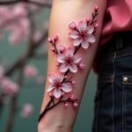 cherry blossom tattoos for women