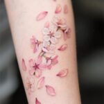 cherry blossom tattoos for women