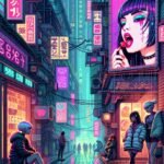 cyberpunk anime wallpaper