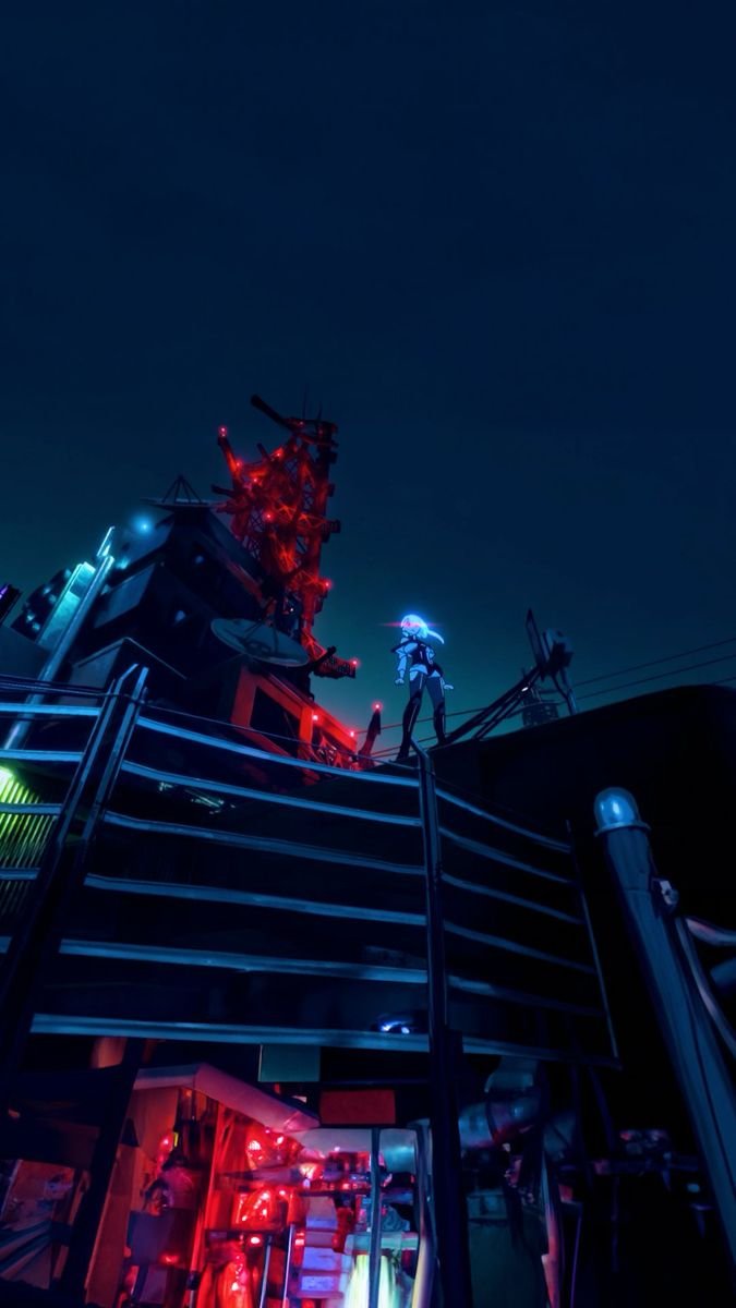 cyberpunk anime wallpaper