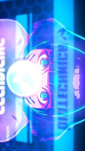 cyberpunk anime wallpaper