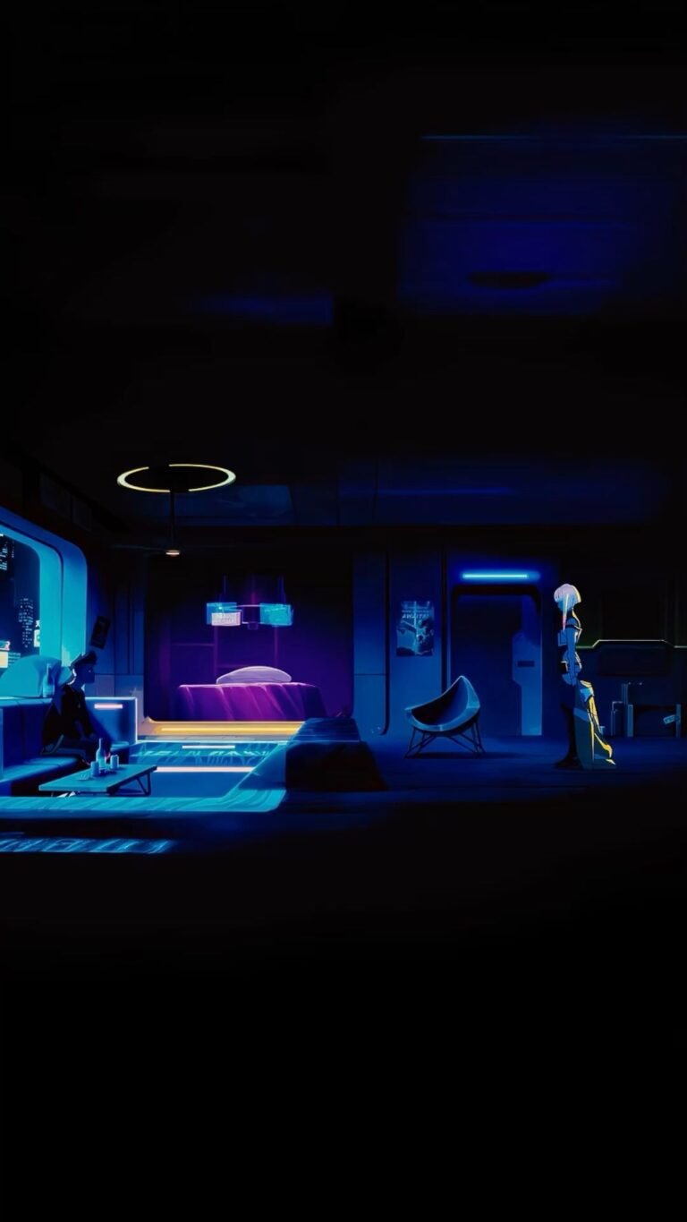 cyberpunk anime wallpaper