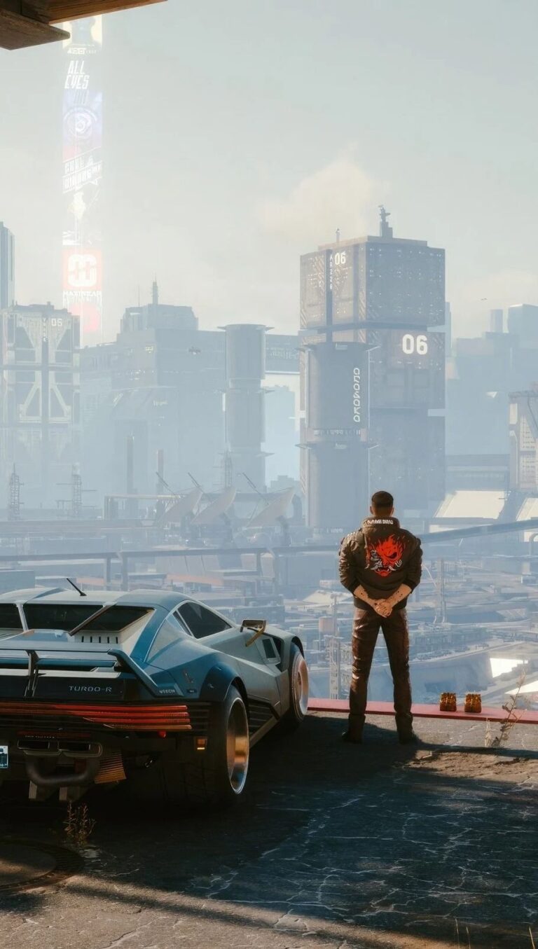 cyberpunk anime wallpaper