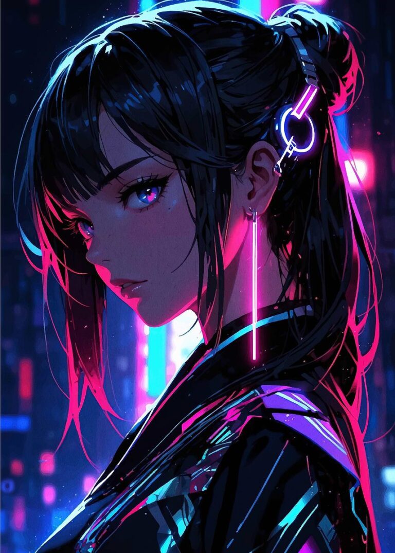 cyberpunk anime wallpaper