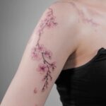cherry blossom tattoos for women