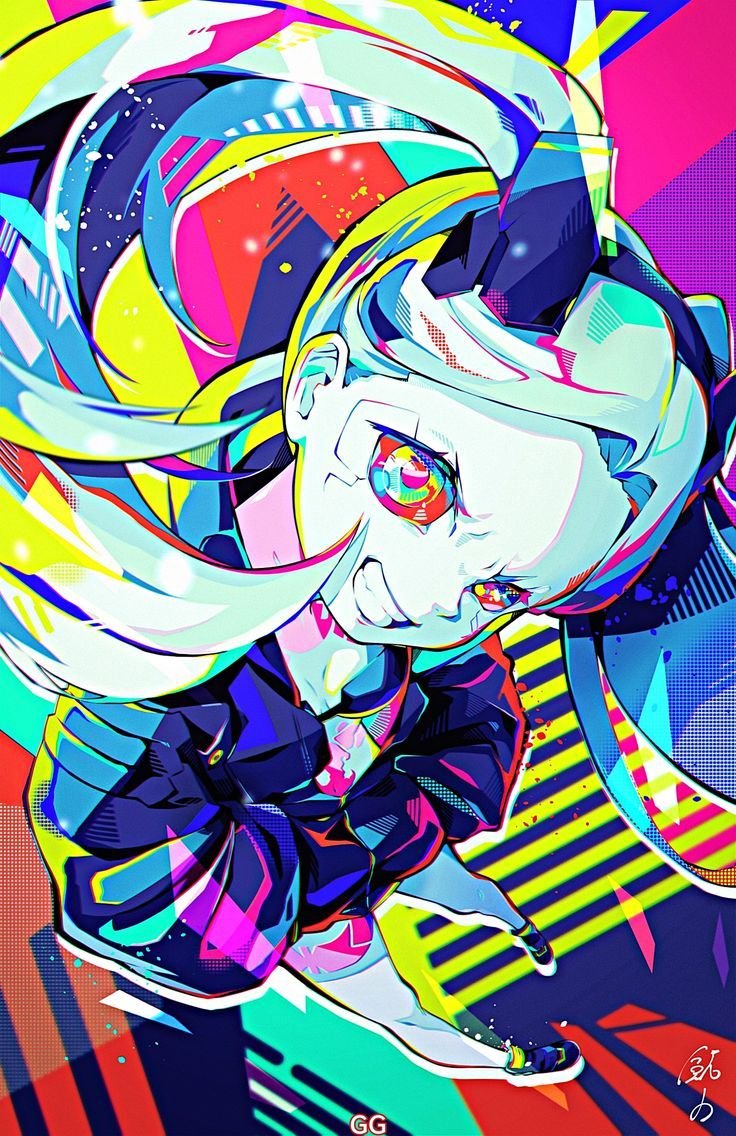 cyberpunk anime wallpaper