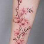 cherry blossom tattoos for women