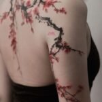 cherry blossom tattoos for women