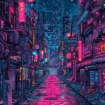 cyberpunk anime wallpaper