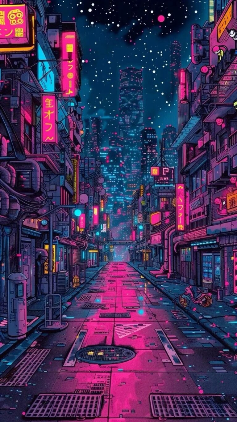 cyberpunk anime wallpaper