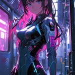 cyberpunk anime wallpaper