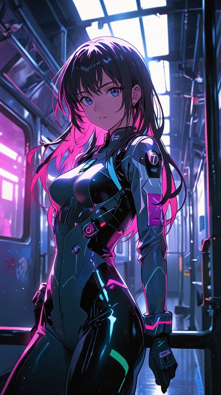 cyberpunk anime wallpaper
