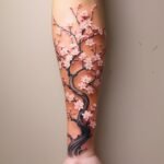 cherry blossom tattoos for women